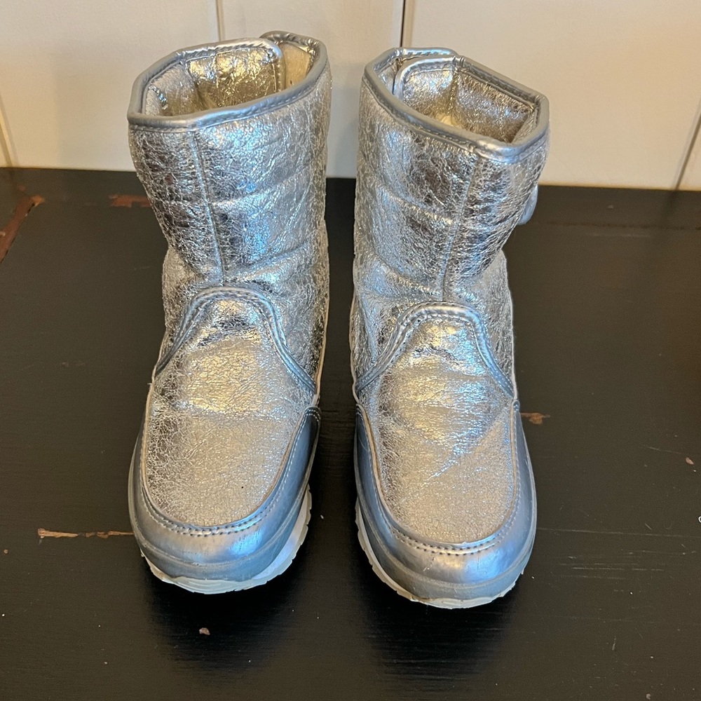 Girls Rubber Duck Snow Jogger Boots Size 12.5